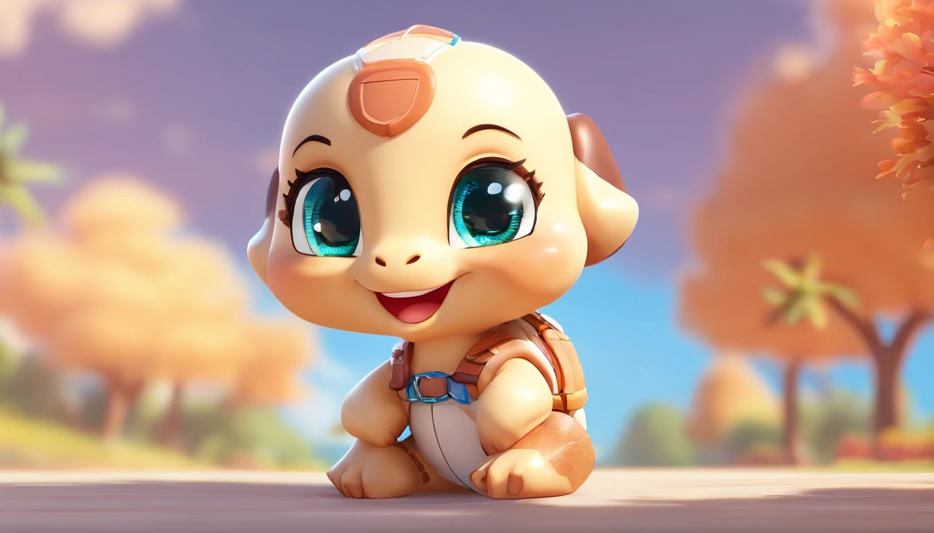 top-quality、超A high resolution、(photoRealstic:1.4)、Cute Baby Turtle、(详细的脸)、Light smile、tusk、Looking at the camera、Military、Sunnyday、harbour、blue-sky、jpn、short-hair