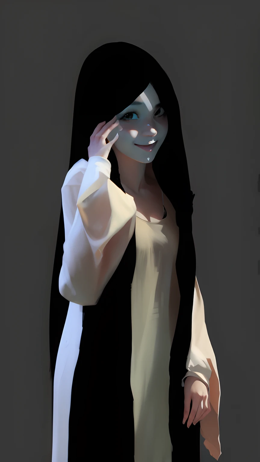 a cute girl, cute smile, realistic, super detail, 8k