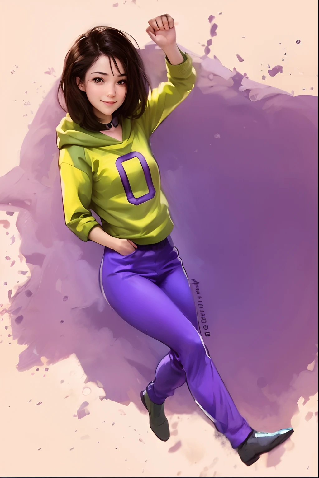 a cute girl, cute smile, realistic, super detail, 8k