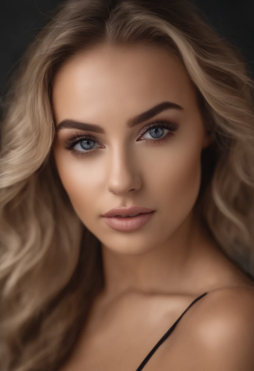 woman with matching tank top and panties, fille sexy aux yeux bleus, Portrait Sophie Mudd, Portrait de Corinna Kopf, cheveux blonds et grands yeux, selfie of a young woman, Les yeux dans le club Violet Myers, ohne Maquillage, maquillage naturel, Look directly into the camera, Visage avec Artgram, dezentes Maquillage, Superbe photo du corps entier, dans la chambre, Fission