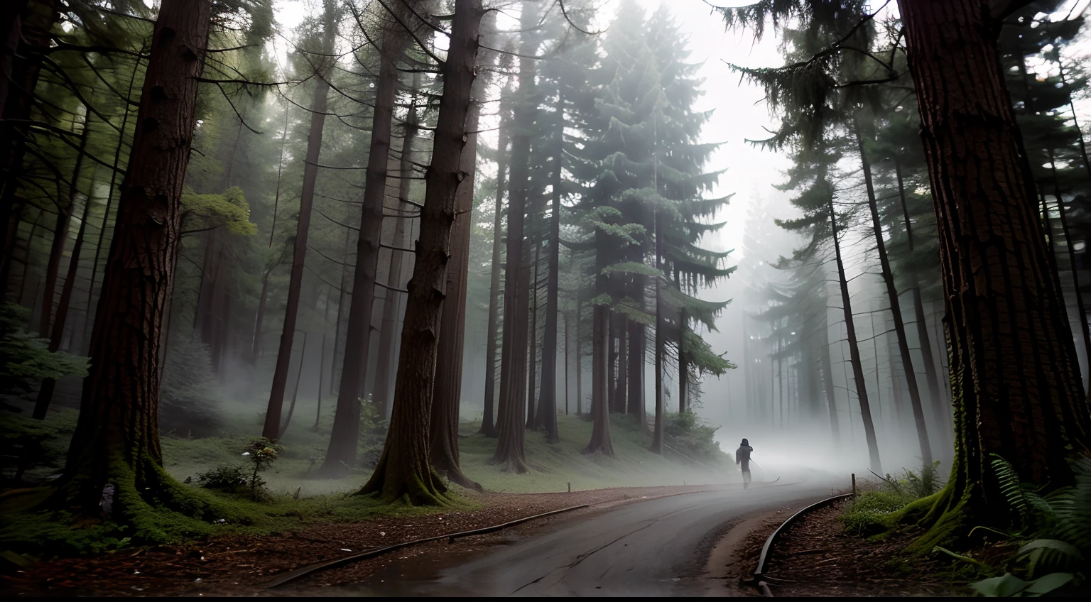 best qualtiy,8K,Back shadow,femele ,A half body,Background forest
