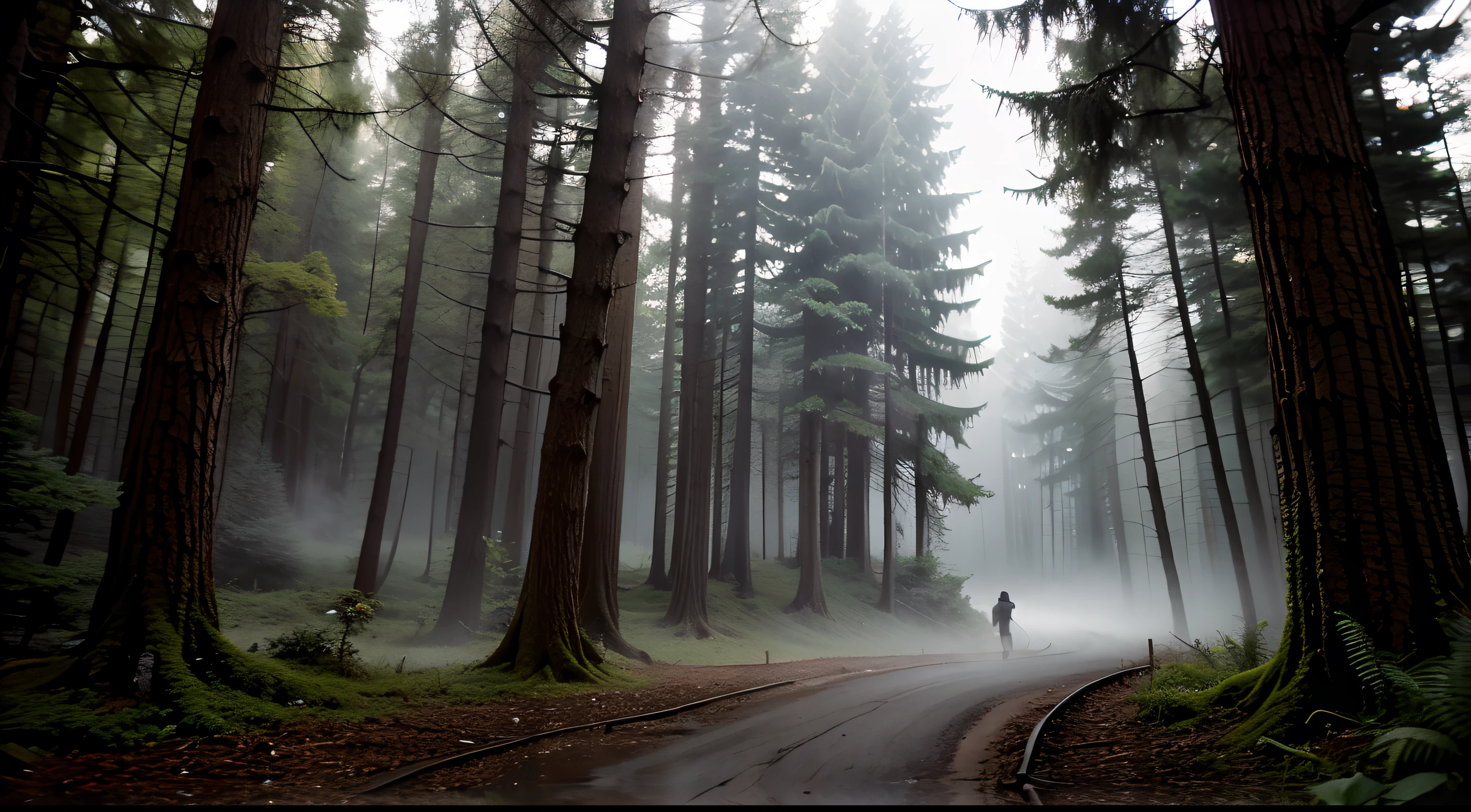 best qualtiy,8K,Back shadow,femele ,A half body,Background forest