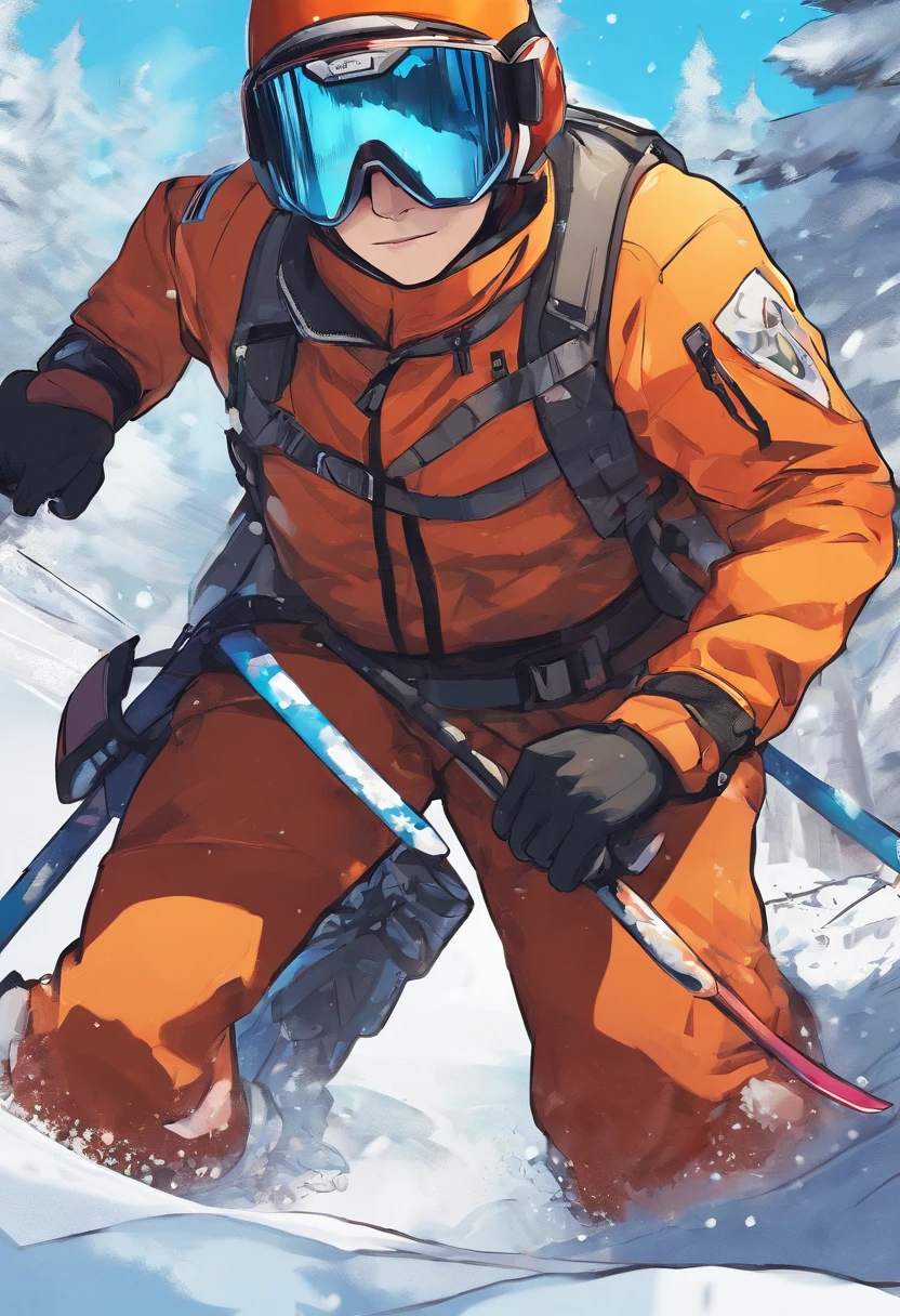 Wearing helmets anime male(age 22)With goggles and skis in the snow, Badass anime 8 K, style of anime4 K, 4k manga wallpapers, 4K anime wallpaper, Anime wallpaper 4 k, Anime wallpaper 4K, Anime art wallpaper 4k, Anime art wallpaper 4 K, Anime art wallpaper 8 K, Best anime 4k konachan wallpaper, High Quality Anime Art Style,transparent background