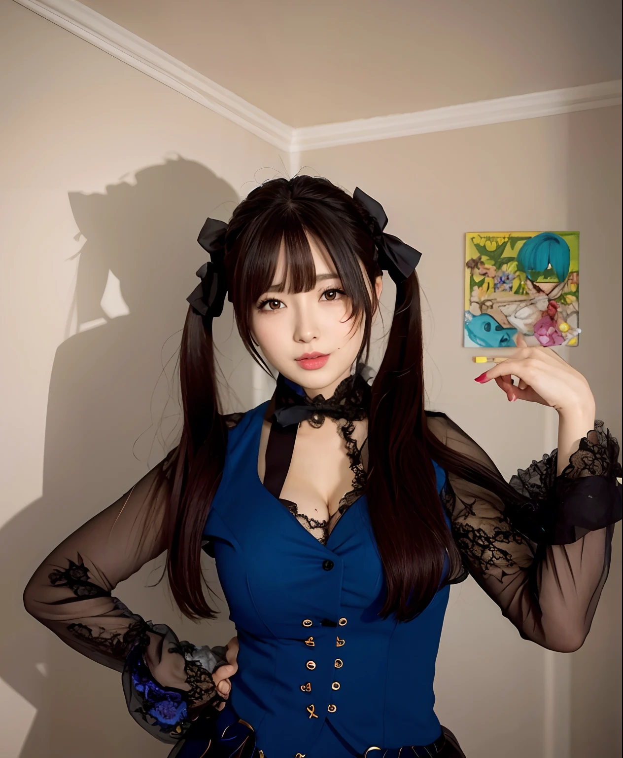 Pretty women　huge tit　breasts are large