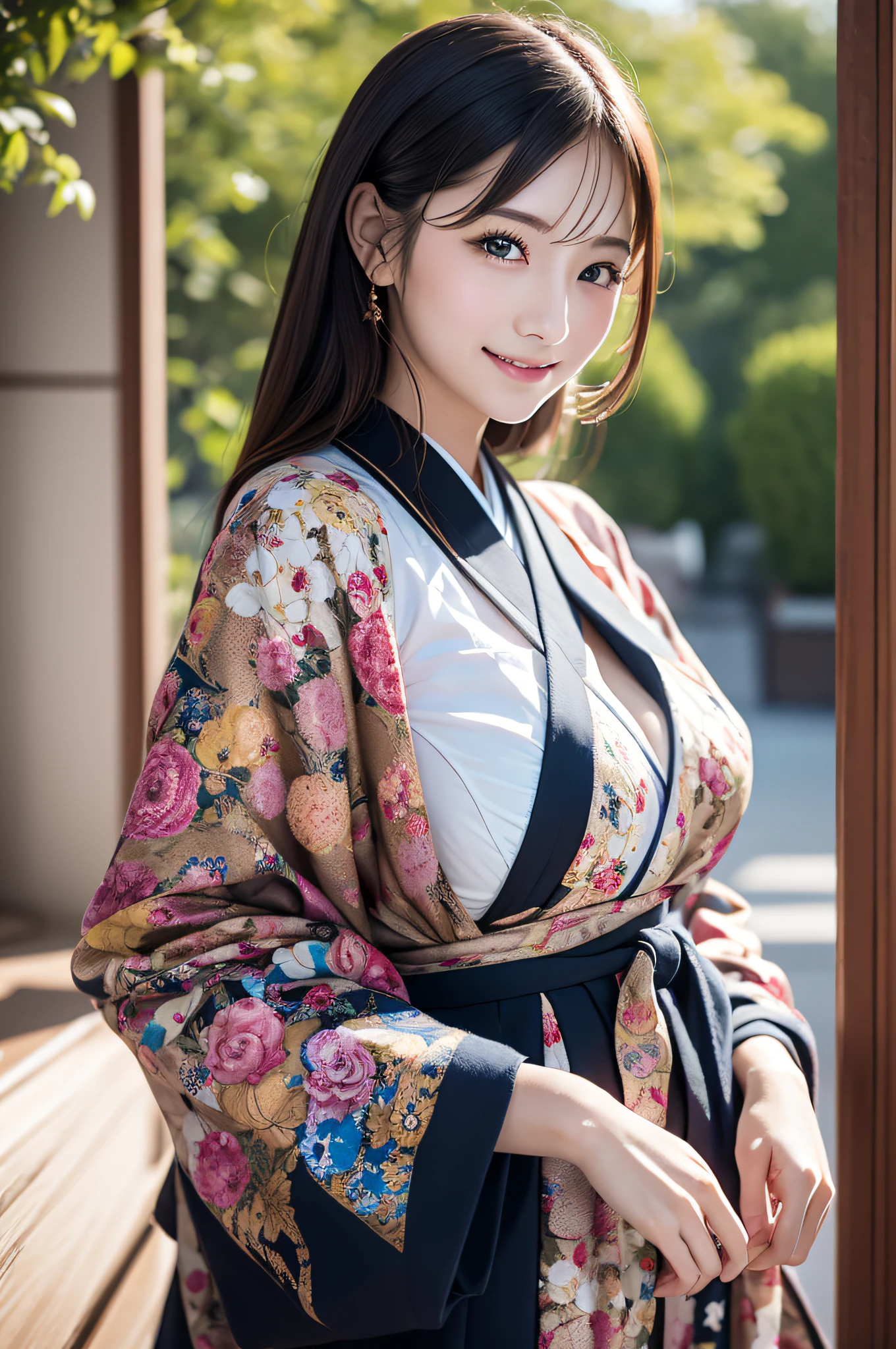 master piece,ultra-detailliert,Ultra High Resolution,8K,Best Quality,Realistic skin type、japanes、Beautuful Women、20yr old、ssmile、Japanese Maid uniform、