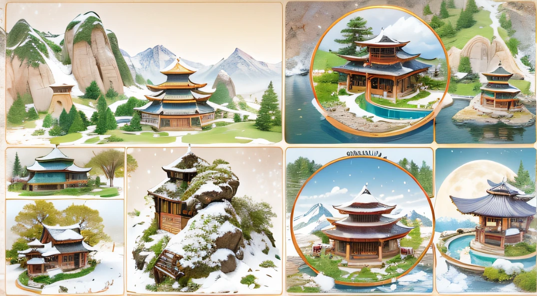snowy peak(mont)Treasure House(kiosk)Near Lantian(village),
Deadwood(hut)Three blankets(hali)One hole in the sky(boulders)。
Half Ridge(kiosk)Huacheng(kiosk)Wordless stone(stele),
Wan Song(close)Snow Peak(pathway)There is dragon sleep(fang)。
Manjusri(tw)Ancient mirrors(tw)Jinao Bridge(bru),
Lohan(boulders)Tiyun(ridge)Elephant bone peak(kulmin)。
Incense stone(grind)free captive animals(chii)Pool dipping moon(chii),
Wangzhou(kiosk)Zhuo Xi(izumi)Ying Chao Spring(izumi)。