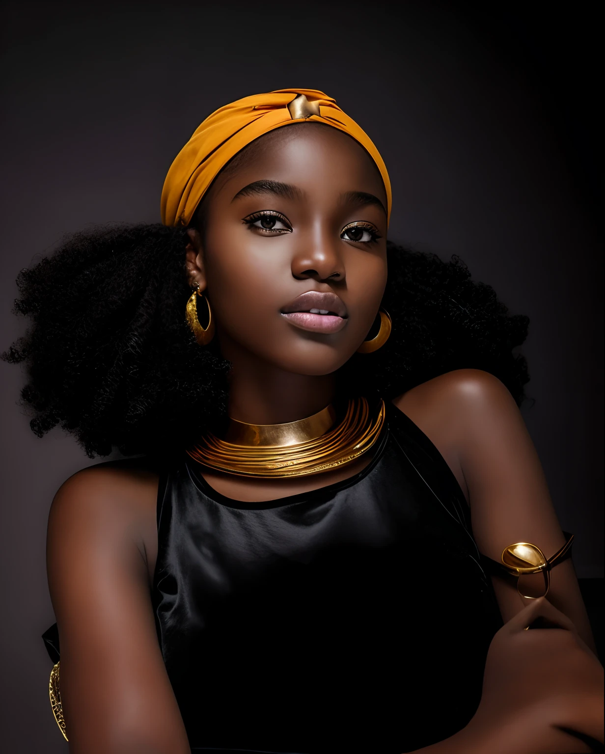 African very dark skin girl, Instagram model, young teen under 13 years old, Change face, perfect face, real face, real human texture, same color skin as girl, perfect luminosity match, luminosity auto correction, masterpiece, high quality, k, hourglass figure