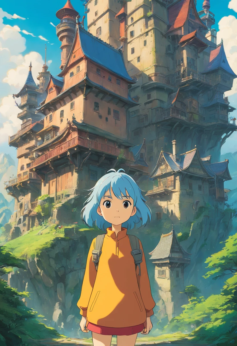 35mm camera lens,Wasteland,Huge mechanical moving castle,Stout limbs,dynamic blur,super-fine,ultra - detailed,high qulity,8K ,oc rendered,dynamic viewing angle,Hyper Real,Ultra photo realsisim