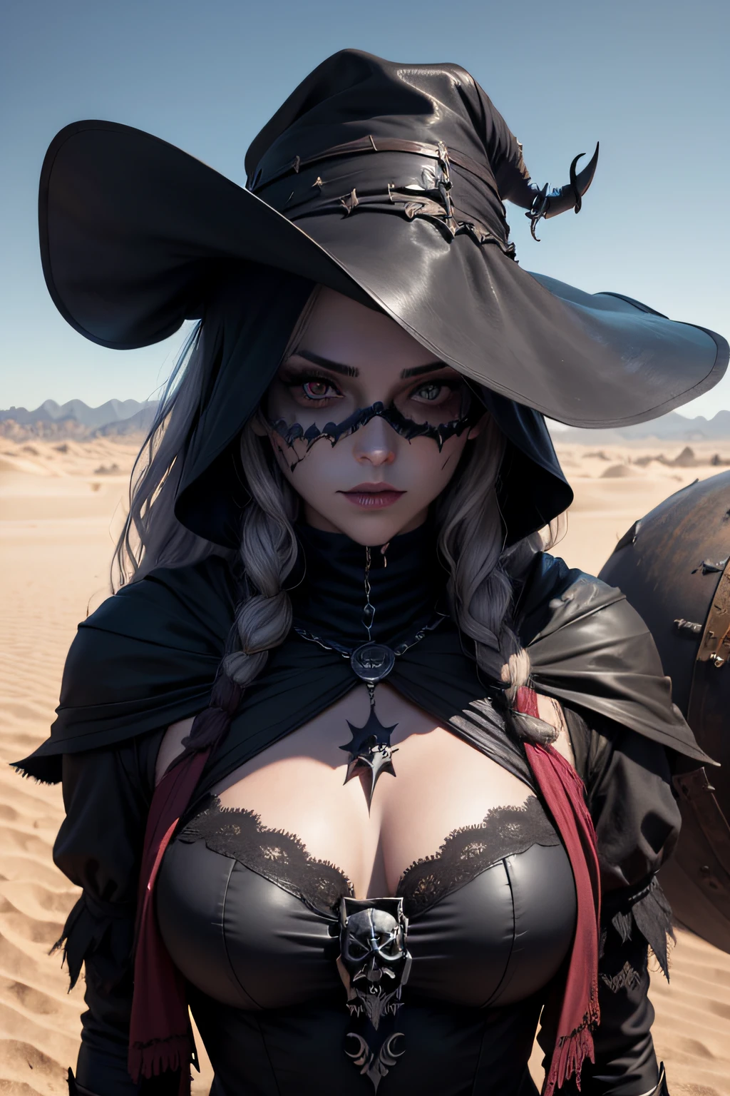 dark art darkweb pirate malefique, Utilisation d'un masque anonyme, Utilisation d'un chapeau capitaine, in the desert, darkness,obscur,4K
