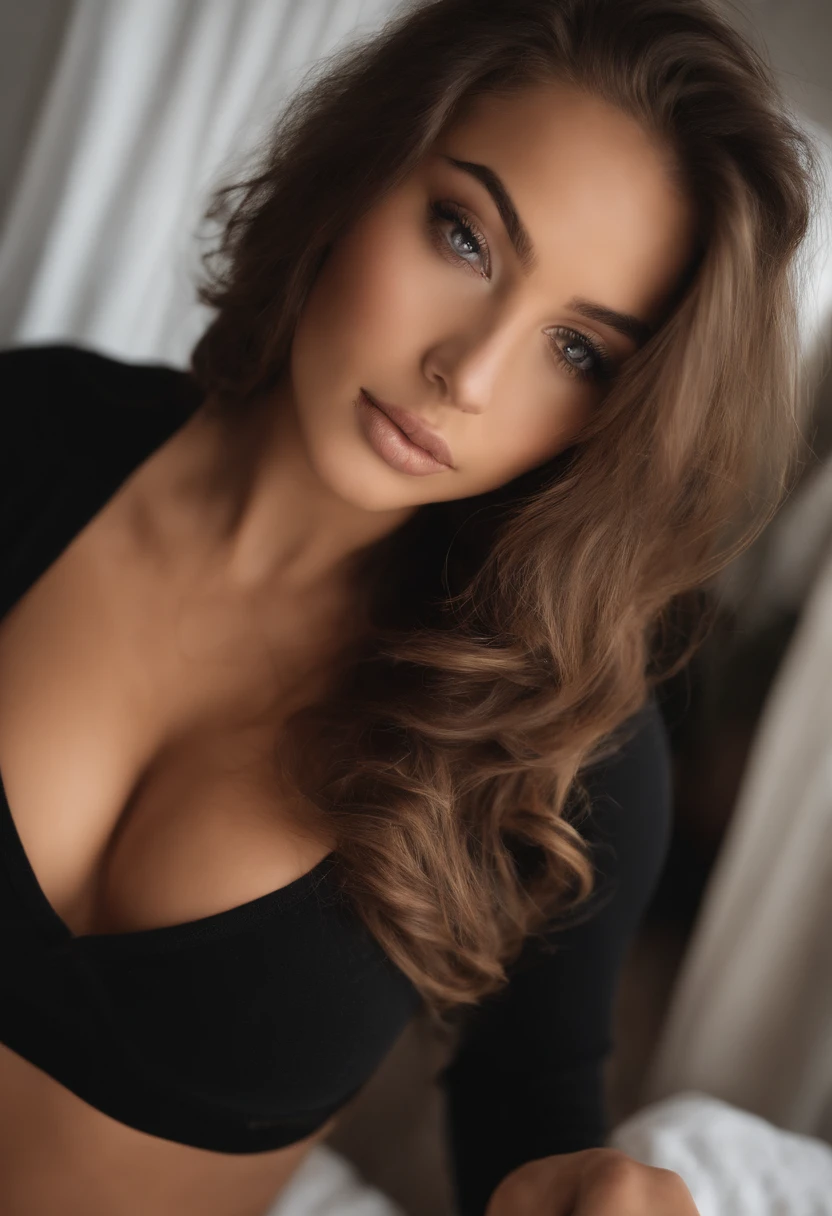 Femme avec de gros seins, latine, 26 ans, Very sexy girl, Portrait Sophie Mudd, cheveux bruns et grands yeux, selfie of a young woman, Yeux de chambre, Violet Myers, sans maquillage, maquillage naturel, looking straight at camera, Visage avec Artgram, Superbe photo du corps entier, piercing green eyes, Bel angle, fille mignonne, Image du corps entier, corps entier, Prise de vue du corps entier, brunette goddess, High detail, sexy pose, parti, amusement, taille fine, cheveux bruns clairs