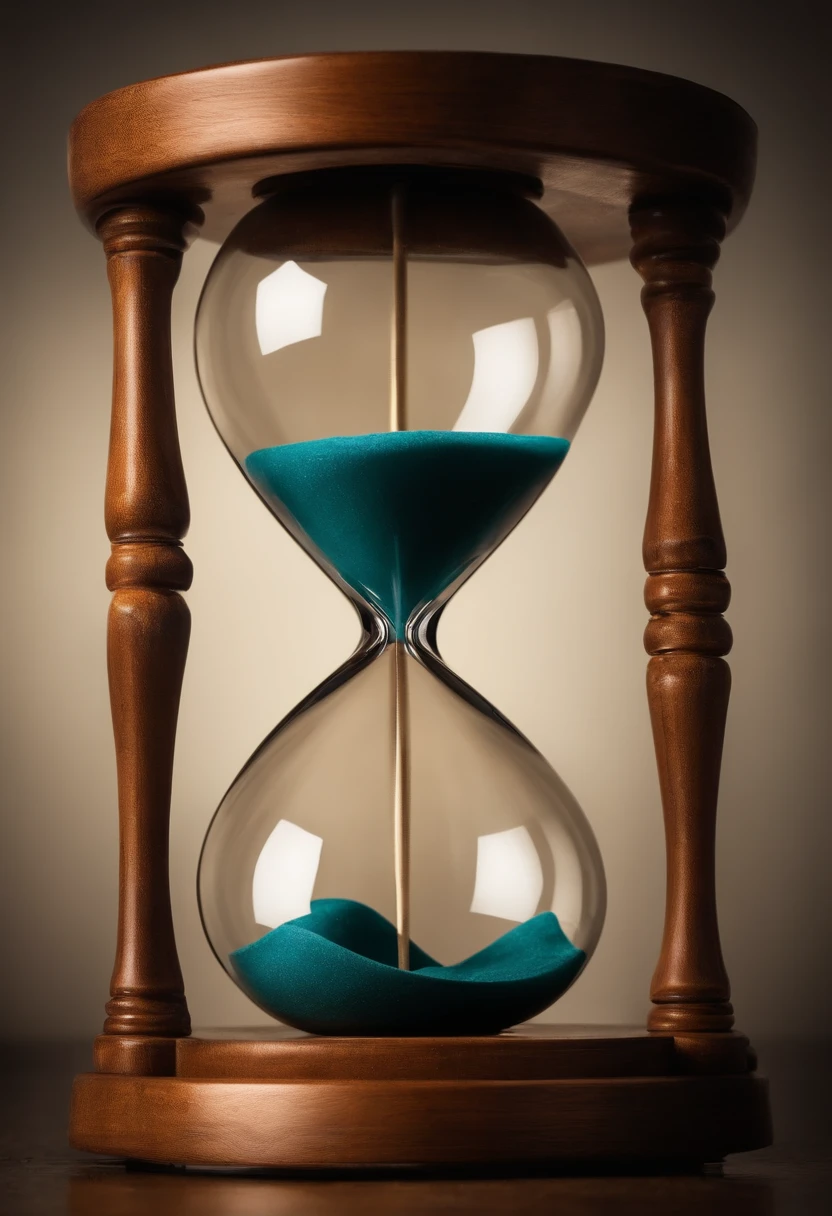 a closeup of an hourglass with a clock in the background, hourglass ⌛️, Detalhes intrincados da ampulheta, Ampulheta, time does not exist anymore, time is running out, ampulheta, preso dentro de uma ampulheta, A passagem do tempo, preso no fluxo do tempo, A passagem do tempo, time consumes us all