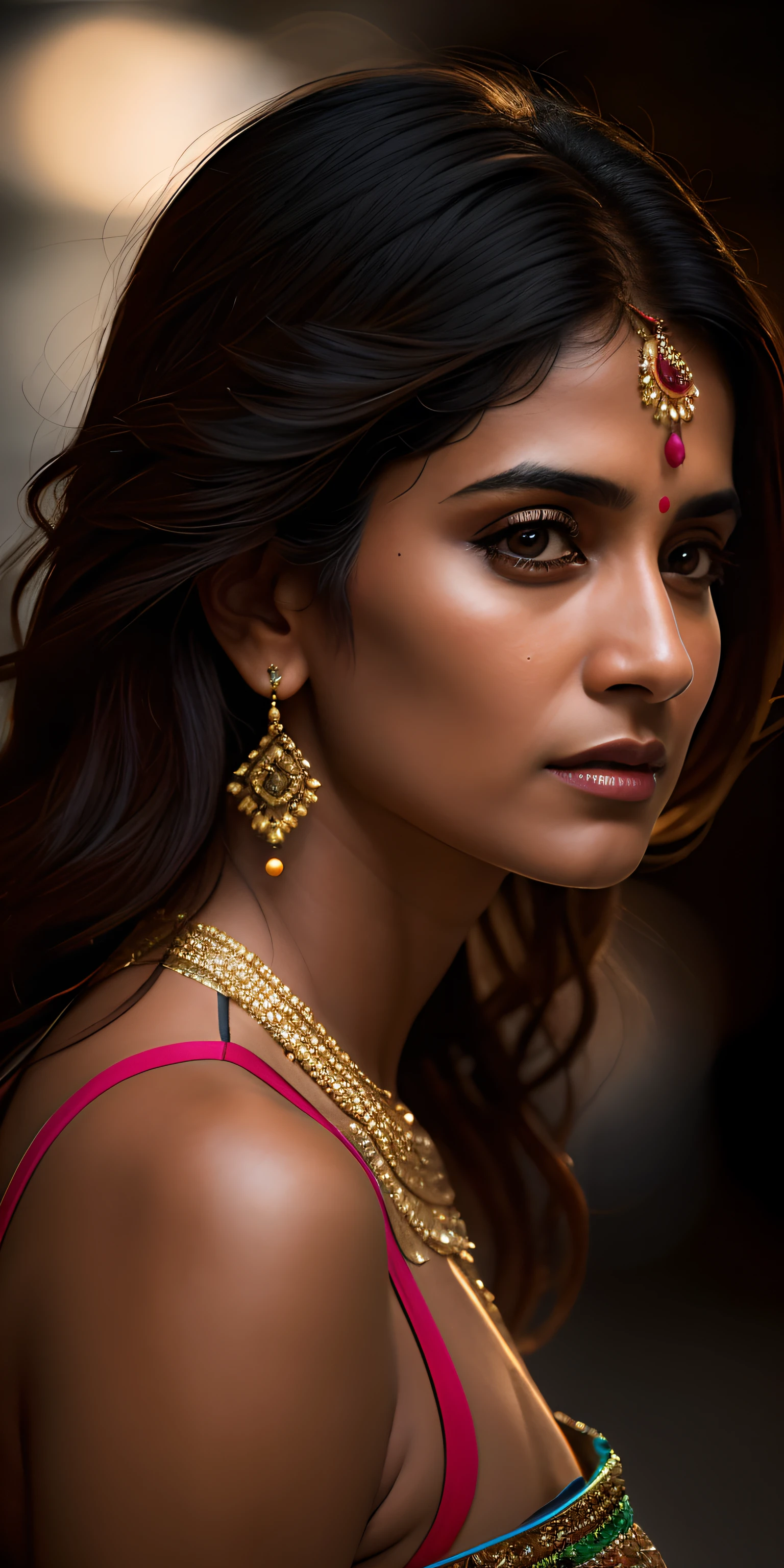 beautiful mature Indian student, in runway attire, outside on the runway, ((thin, small)), photorealistic, photo, masterpiece, realistic, realism, photorealism, high contrast, trending photorealistic digital art on Artstation 8k HD high definition detailed realistic, detailed, skin texture, hyper detailed, realistic skin texture, frame, best quality, Ultra High Resolution, (Photorealistic: 1.4),, High Resolution, Detailed, Raw Photo, Sharpen, by Lee Jeffries Nikon D850 Film Stock Photography 4 Kodak Camera Wearra 400 F1.6 Lens Colors Rich Texture Realistic Hyper Realistic Dramatic Lighting Unrealengine Trend on ArtStation Cinestill 800,