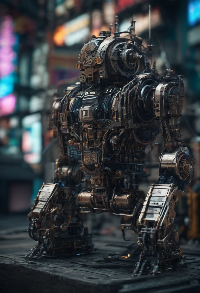 steampunc，Wasteland，Huge mechanical moving castle，dynamic blur，super-fine，ultra - detailed，high qulity，8K ，oc rendered，dynamic viewing angle，Hyper Real，Ultra photo realsisim