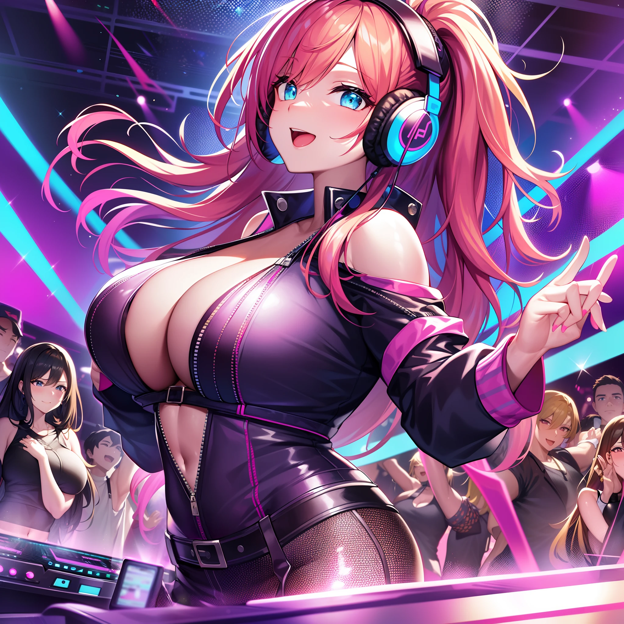 Outrageous resolution、masterpiece++、top-quality++、ultra-definition++、ultra-definition++、4k++、8k++、from side、(Background Focus)++、((1)))+++Sexily dressed woman celebrates crowd dancing with huge breasts DJ in colorful jacket and headphones in nightclub on battlefield destroying city、Crowd rune dancing with a huge breasts DJ wearing headphones in a colorful jacket at a nightclub、Crowd magic dancing with a huge breasts DJ wearing a colorful jacket and headphones in a nightclub、A group dancing with a huge breasts DJ in a colorful jacket and headphones in a nightclub flying above、Married woman dancing with a huge breasts DJ wearing a colorful jacket and headphones in a nightclub、The president of a group dancing with a huge breasts DJ wearing a colorful jacket and headphones at a nightclub、Detailed contemporary art、Contemporary Art Style、BreakCrowd witch dancing with big breasts DJ in colorful jacket and headphones in beautiful modern nightclub、Crowd college students dancing with a huge breasts DJ wearing headphones in a colorful jacket at a nightclub、Contemporary Art Behans、Crowd high school students dancing with a huge breasts DJ wearing headphones in a colorful jacket in a nightclub、Crowd girl jie dancing with huge breasts DJ wearing headphones in colorful jacket in a beautiful nightclub、Crowd fragments dancing with a huge breasts DJ wearing headphones in a colorful jacket in a shiny floating nightclub、A group dancing with a huge breasts DJ wearing a colorful jacket and headphones in a nightclub、 Crowd sparks dancing with a huge breasts DJ wearing headphones in a colorful jacket in a dazzling nightclub、Crowd chain dancing with huge breasts DJ wearing headphones in colorful jacket at nightclub、A group dancing with a huge breasts DJ wearing a colorful jacket and headphones in a nightclub、Hair blowing in a group wind dancing with a huge breasts DJ wearing headphones in a colorful jacket in a nightclub、Blake Modern Beautiful、A group dancing with a huge breasts DJ wearing