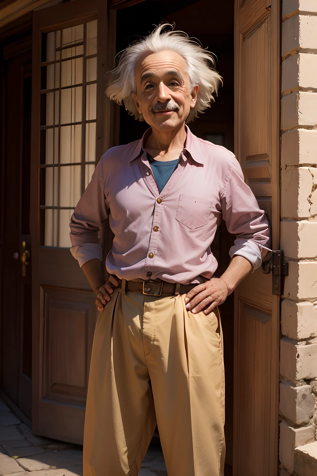 albert einstein, chapolin, Chaves, sorrindo,