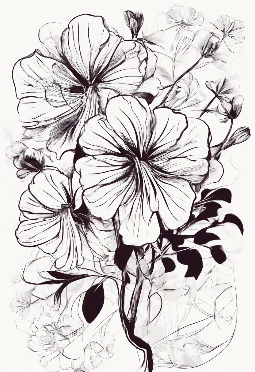 geranium，black in color，clove，white colors