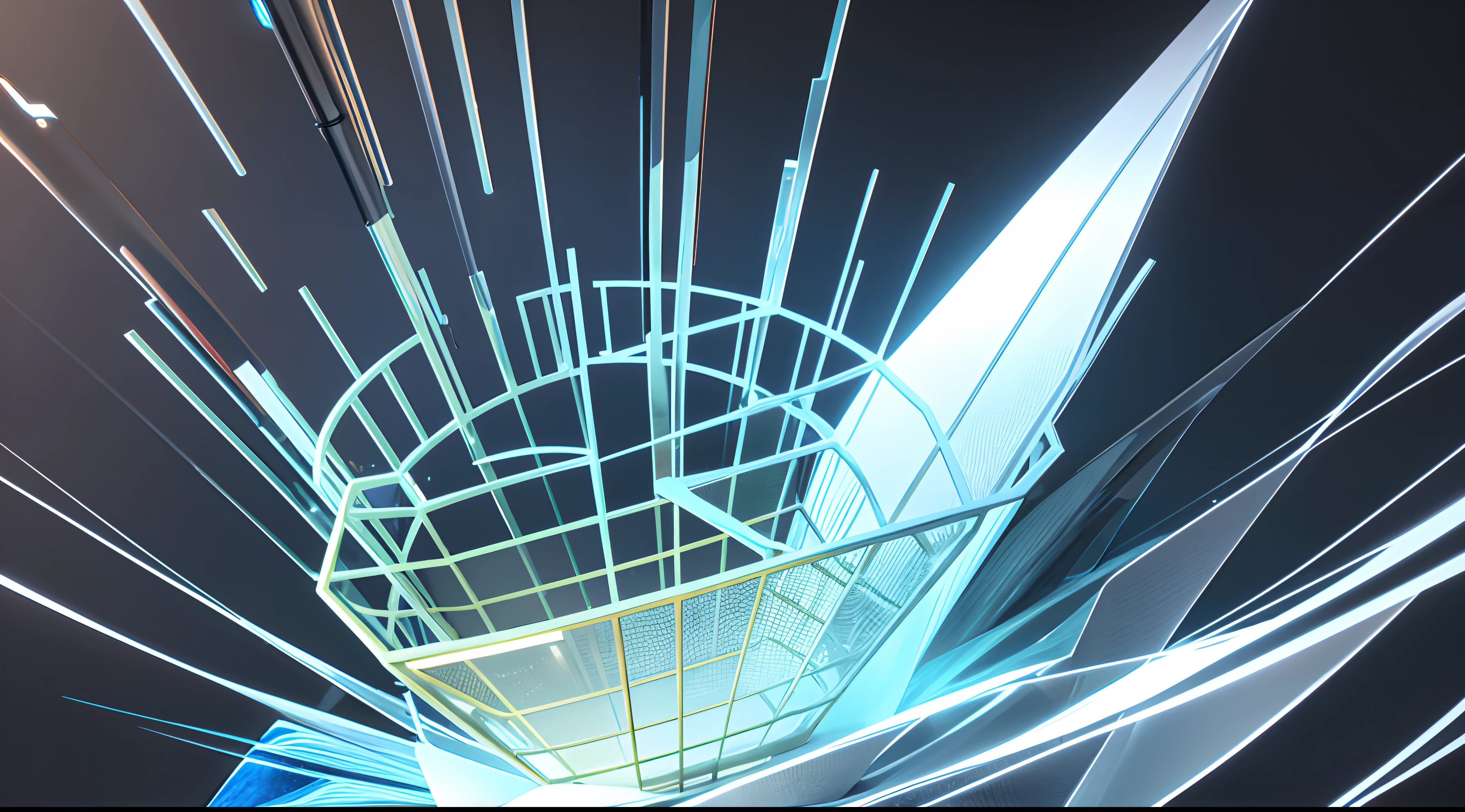 Engaging 3D visualization featuring stunning graphs、glinting
