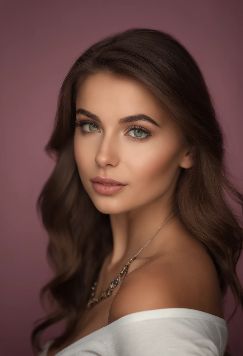 Arafed woman with a white tank top and necklace, fille sexy aux yeux verts, Portrait Sophie Mudd, cheveux bruns et grands yeux, selfie of a young woman, Yeux de chambre, Violet Myers, sans maquillage, maquillage naturel, looking straight at camera, Visage avec Artgram, Maquillage subtil, Superbe photo du corps entier, piercing green eyes, Bel angle, pose attrayante, fille mignonne, sexy pose, Image du corps entier, corps entier, Prise de vue du corps entier, brunette goddess, High detail, pose satisfaite, hispanic, 23 years old