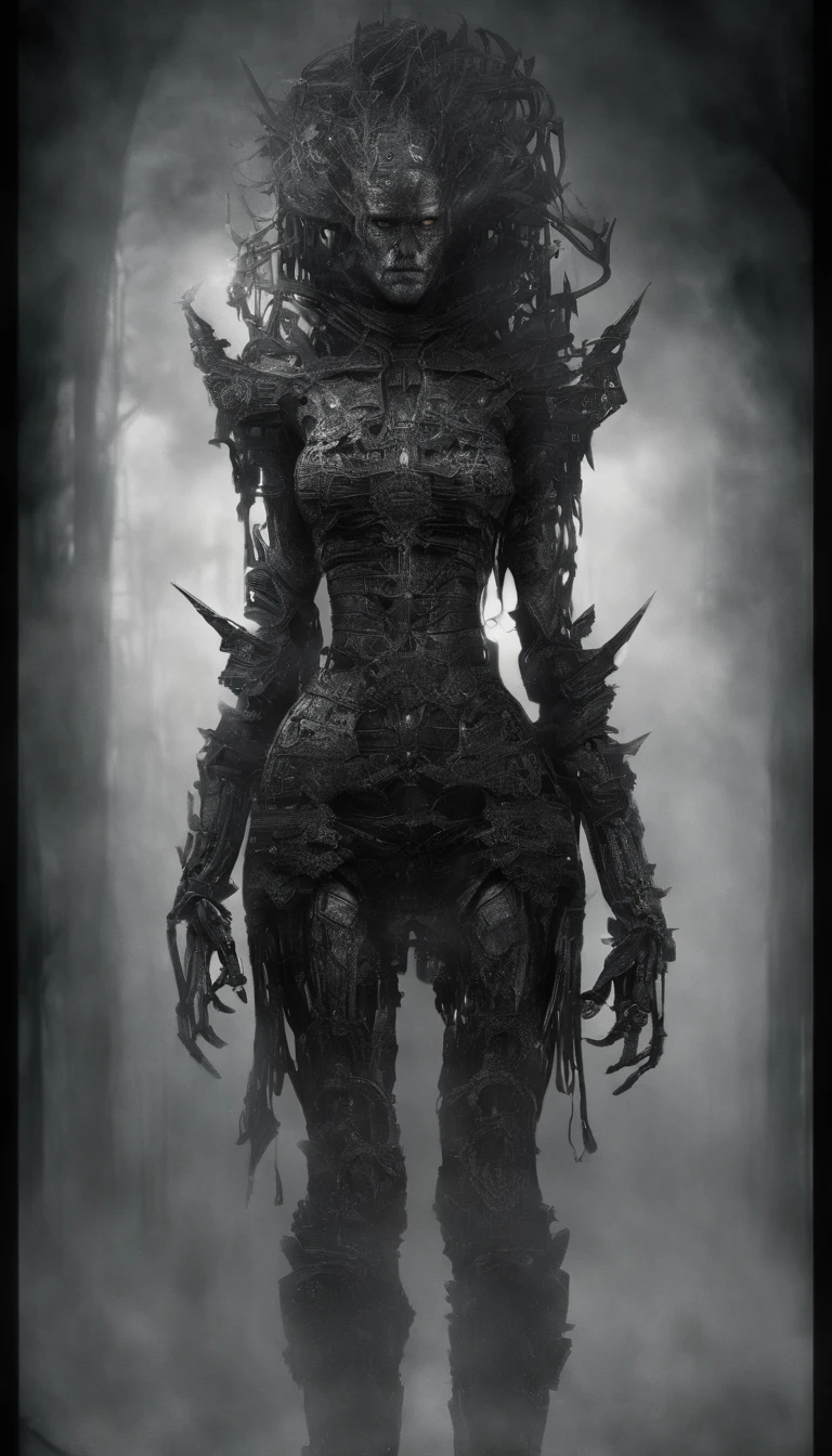 (desnudo:1.25), (Lady Death:1.25), (demonio con cuernos grandes:1.25),(1 super muscular succubus with flayed skin:1.5), (Covered in thick muscle:1.5), (Dystopian Horror Gothic:1.5), ( surrealista:1.5), High detail, La mejor calidad, Obra maestra, Detalle fino, textura realista de la piel, 85 mm art lens, f 1.2, foco nítido, 8 k high definition, Stunningly Detailed, intrincado, boobs under