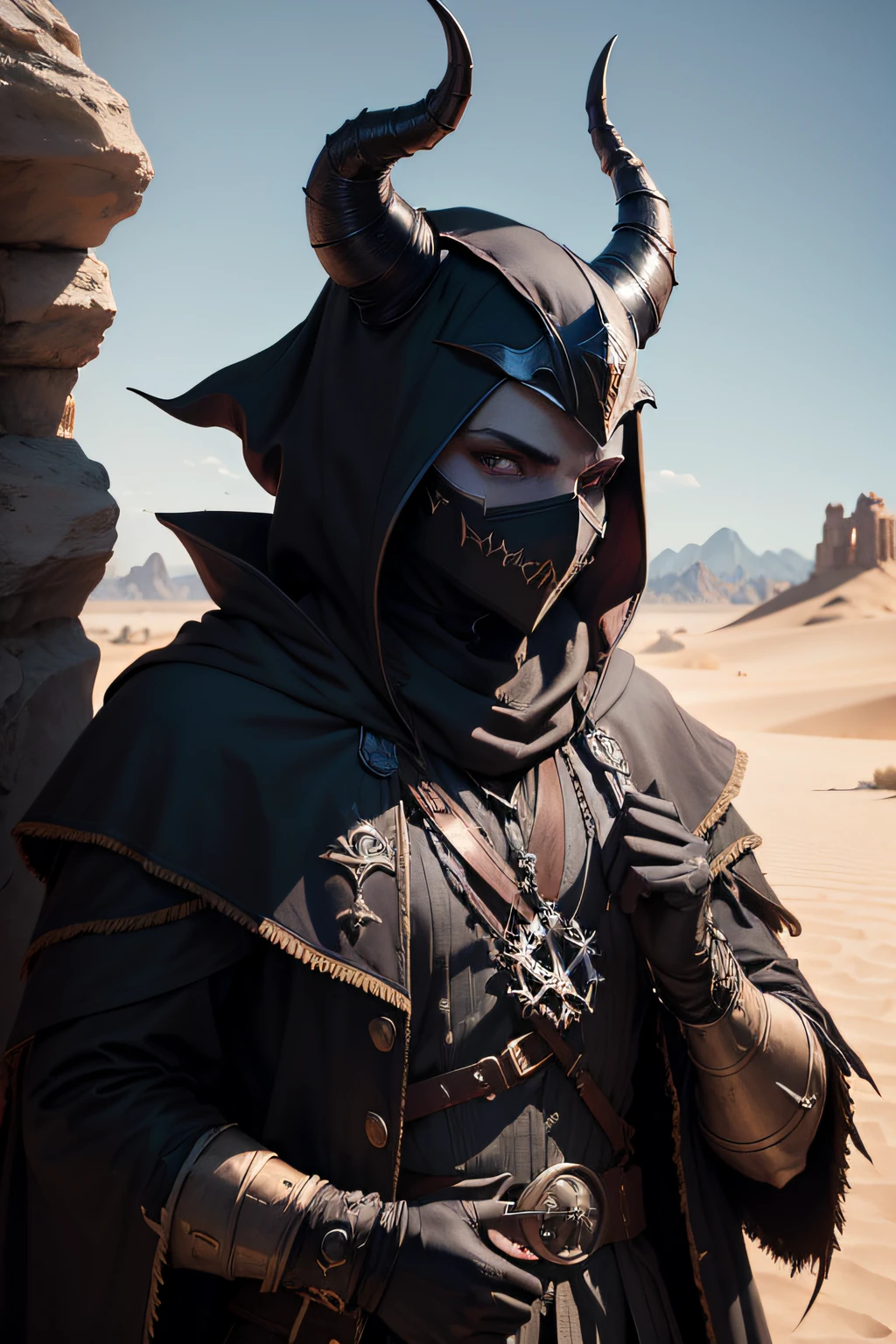 ark art darkweb pirate malefique, Utilisation d'un masque anonyme, Utilisation d'un chapeau capitaine, in the desert, Maleficent planeur, darkness,obscur,4K