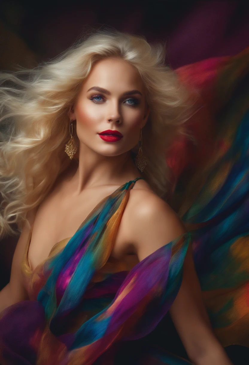 femme blonde qui danse