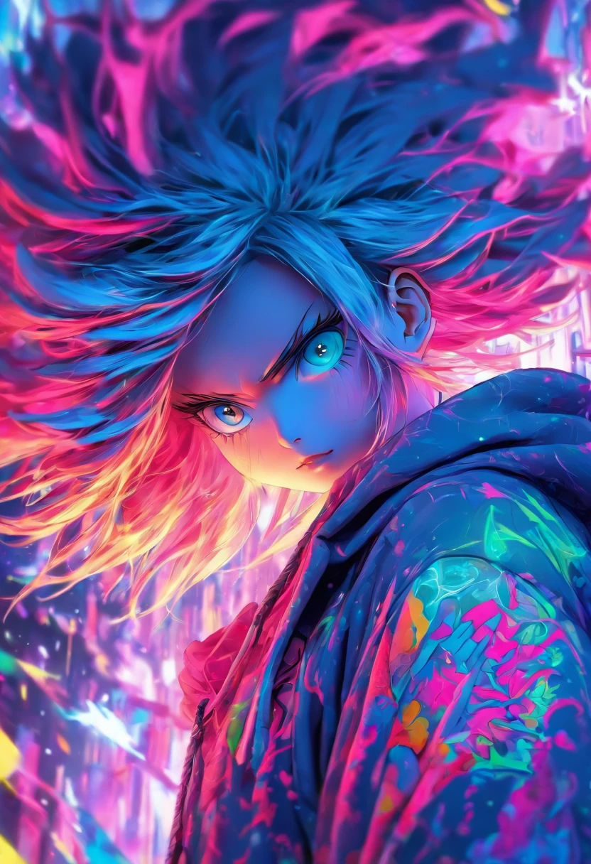 Top quality, Masterpiece, high resolution, 8K, Hoodie and anime style girl, One girl, detailed line art, Digital enhancement, Close up, Anime core, Flowing fabric,rot,torogao,be desperate