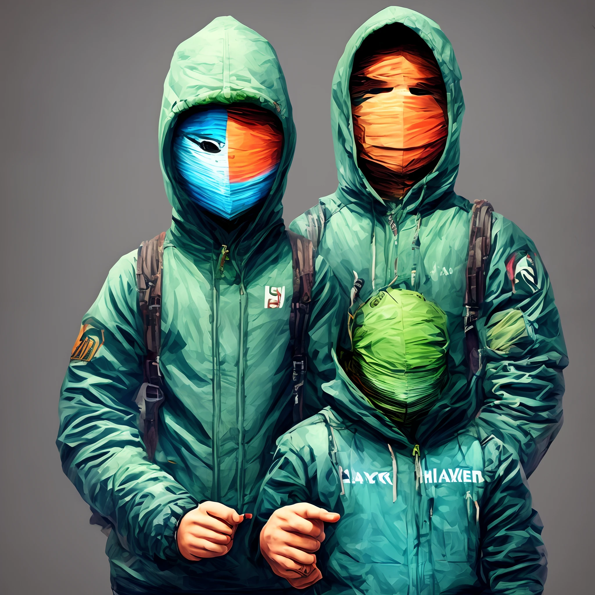 Boy avatar like hacker