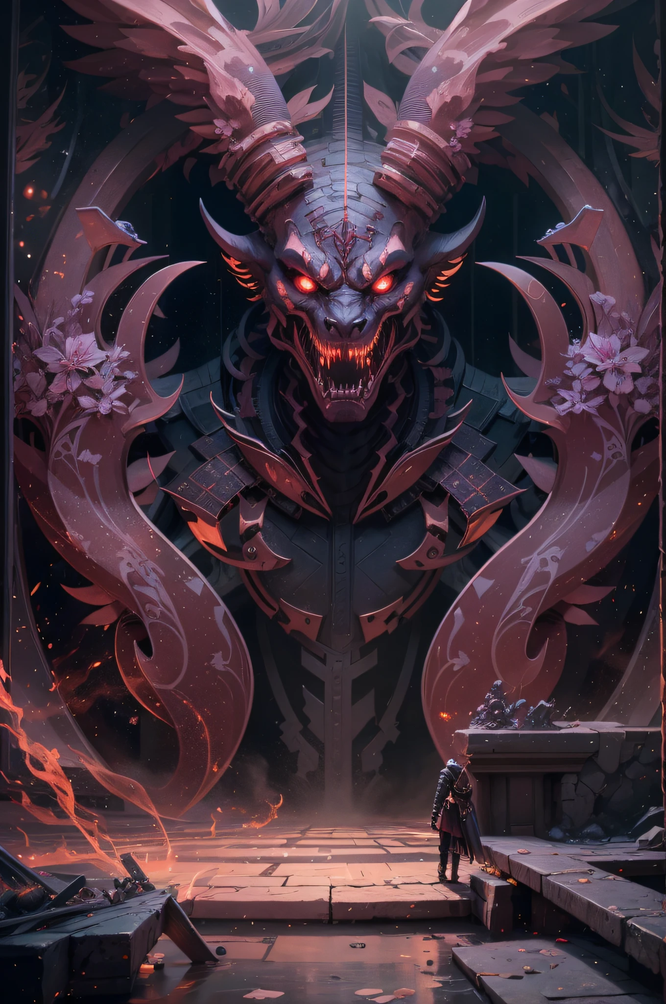 Wonder, Fantastic, extremely detailed,8k wallpaper, masterpiece, best quality, ultra-detailed, best illumination, best shadow, Portal, Demon, Magnificent, Best Details, Extreme Graphics,