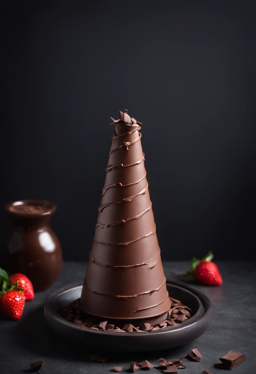 fondue cone de chocolate