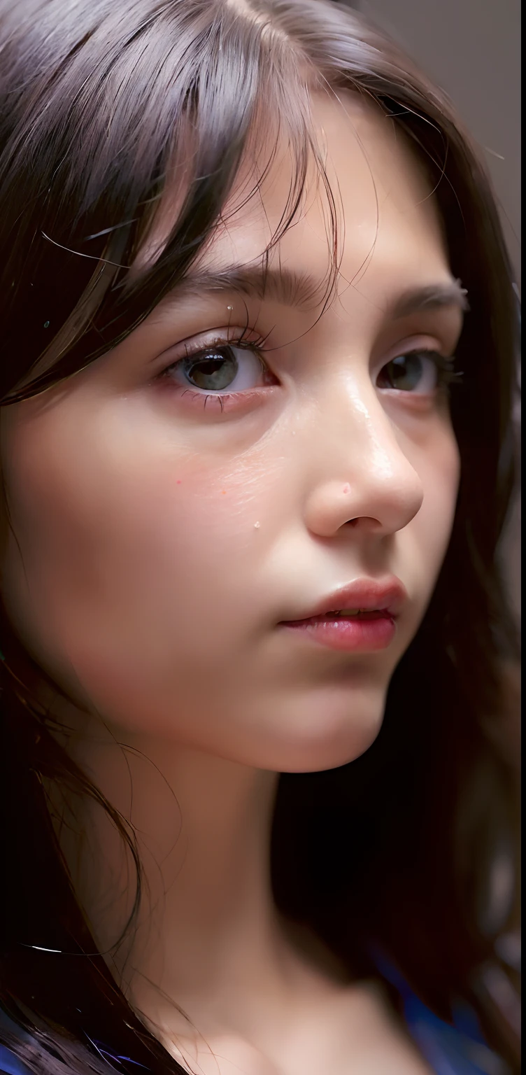 (in the dark:1.6), Hyperrealist portrait of female by david hockney and alphonse mucha,fantasy art, photo realistic, dynamic lighting, artstation, poster, volumetric lighting, very detailed faces, 4 k, award winning, perfect face, detail face, 1girl, in the dark, deep shadow, low key, close-up ,(official clothing:1.4) , long hair