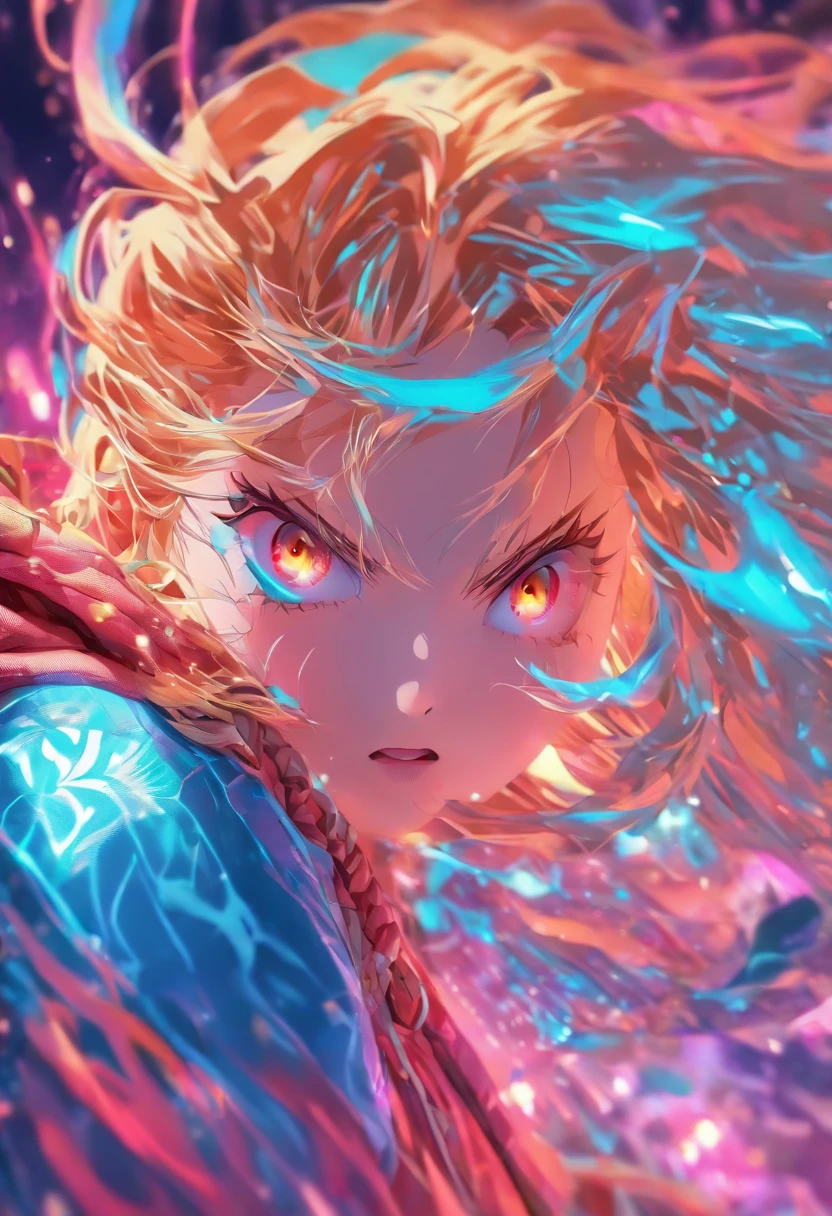 Top quality, Masterpiece, high resolution, 8K, Hoodie and anime style girl, One girl, detailed line art,  Digital enhancement, Close up, Anime core, Flowing fabric，rot，torogao，Various expressions，a color