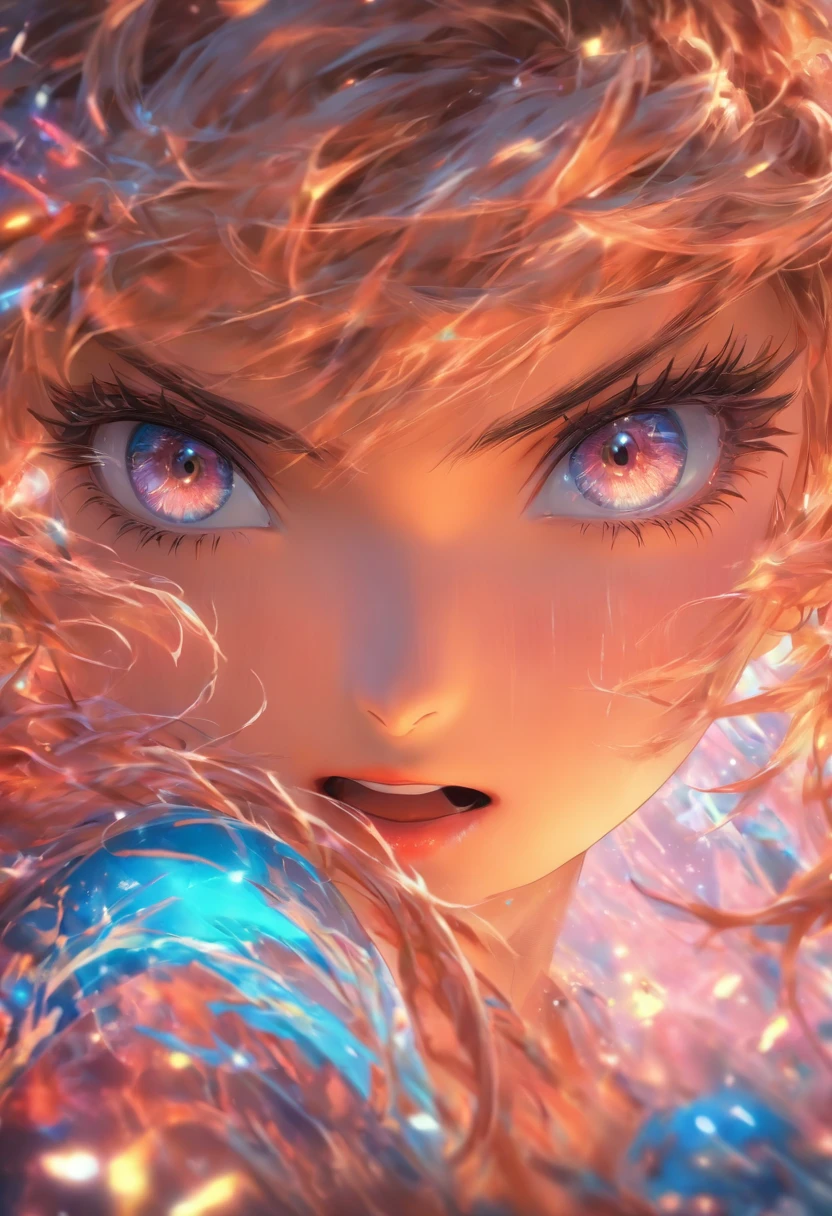 Top quality, Masterpiece, high resolution, 8K, anime-style girl, various backgrounds,One girl, detailed line art, Digital enhancement, Close up, Anime core, Flowing fabric,rot,torogao,Various expressions,greene eyes