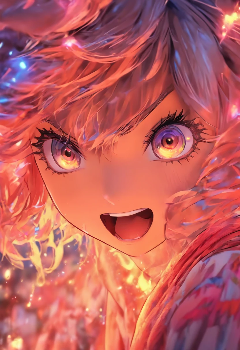 Top quality, Masterpiece, high resolution, 8K, Hoodie and anime style girl, One girl, detailed line art,  Digital enhancement, Close up, Anime core, Flowing fabric，rot，torogao，Various expressions