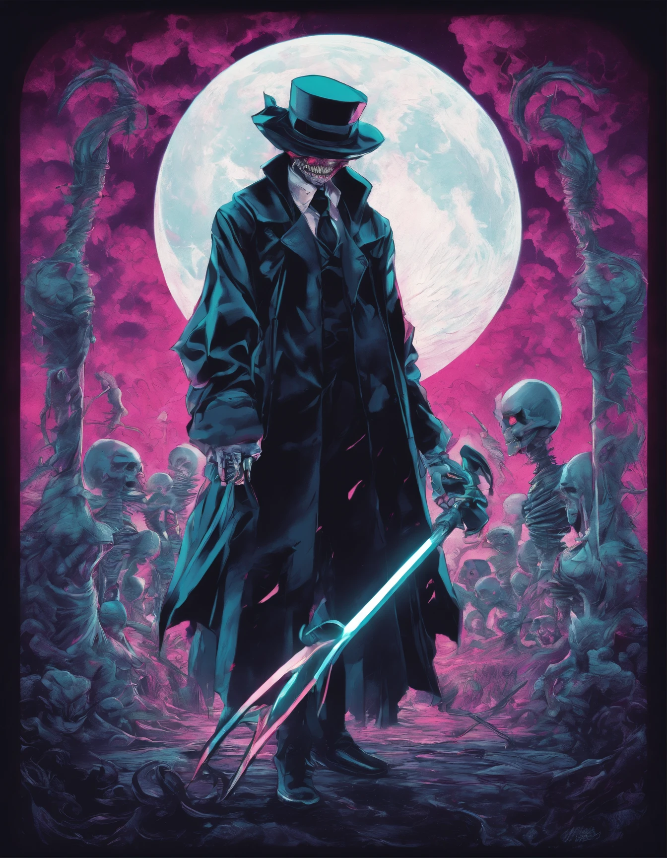 izuku_midoriya as grim_reaper wearing plague_doctor_clothes, holding menacing_scythe, standing cementary, bathed crimson_moonlight, (best quality,4k,8k,highres,masterpiece:1.2), ultra-detailed, (realistic,photorealistic,photo-realistic:1.37), HDR, UHD, studio lighting, ultra-fine painting, sharp focus, physically-based rendering, extreme detail description, professional, vivid colors, bokeh, portraits, horror, crimson undertones, haunting atmosphere