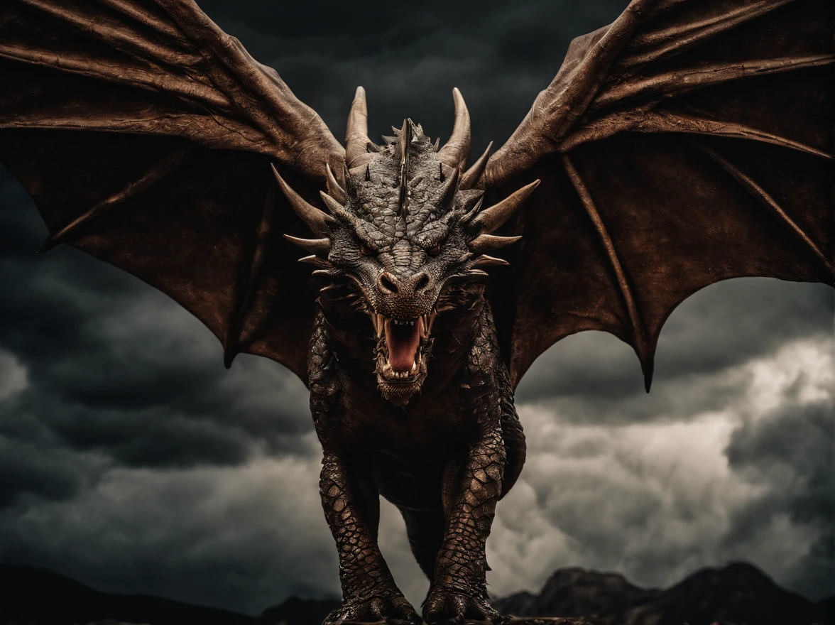 Dragon Cracking Thunderclouds、