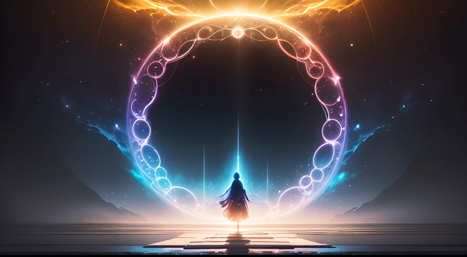 (La mejor calidad,Altas Resoluciones,Obra maestra:1.2),Ultra detallado,realista,fotorrealista:1.37,Hand touching a magical portal,ethereal glow,Mysterious atmosphere,DarkFantasy,surrealista,Apertura del portal,de otro mundo,sortilegio,encantado,mistic,Bright symbols,elementos ardientes,Magical Energy,Espacio liminal,fantastical,colores vibrantes,trascendente,transformation,guantelete,iluminado,Rituales antiguos,encantamientos susurrantes,Poder arcano,Cosmic connection,Reino desconocido,Magical revelation,Secretos ocultos,Distortion of time and space,fuerzas sobrenaturales,Viajes interdimensionales,Interaction of light and shadow,chispas en cascada,crackling energy,Posibilidades ilimitadas