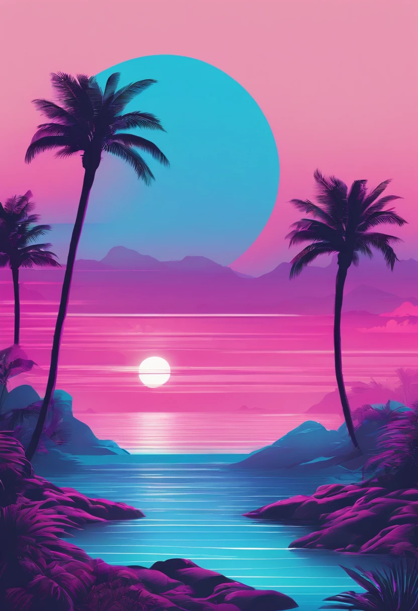 vaporwave, shade, vapor, vector
