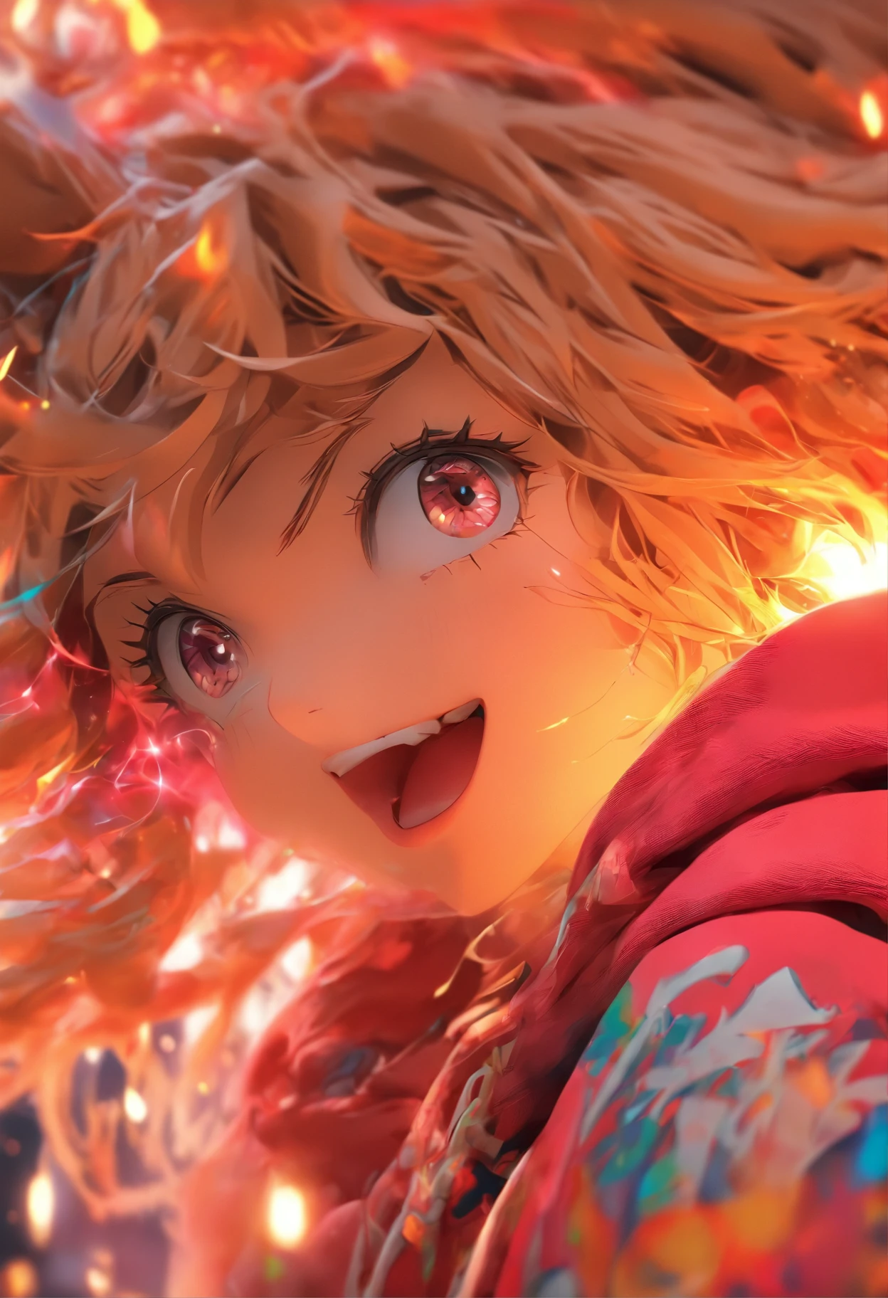 Top quality, Masterpiece, high resolution, 8K, Hoodie and anime style girl, One girl, detailed line art, Digital enhancement, Close up, Anime core, Flowing fabric,rot,torogao,Various expressions