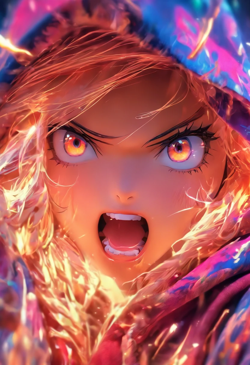 Top quality, Masterpiece, high resolution, 8K, Hoodie and anime style girl, One girl, detailed line art, Digital enhancement, Close up, Anime core, Flowing fabric,rot,torogao,Various expressions