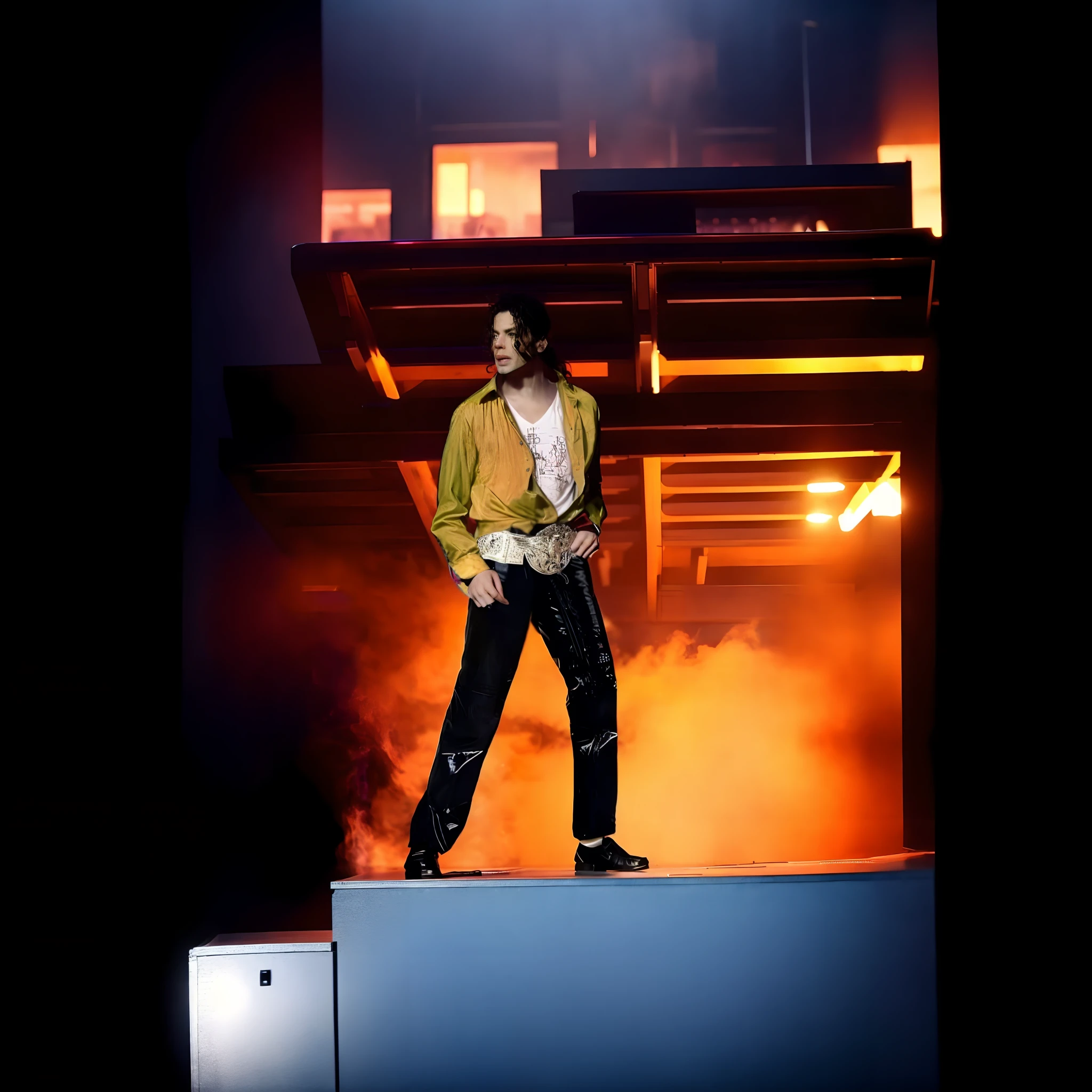 2010 live on stage O2 arena, 4K widescreen shot