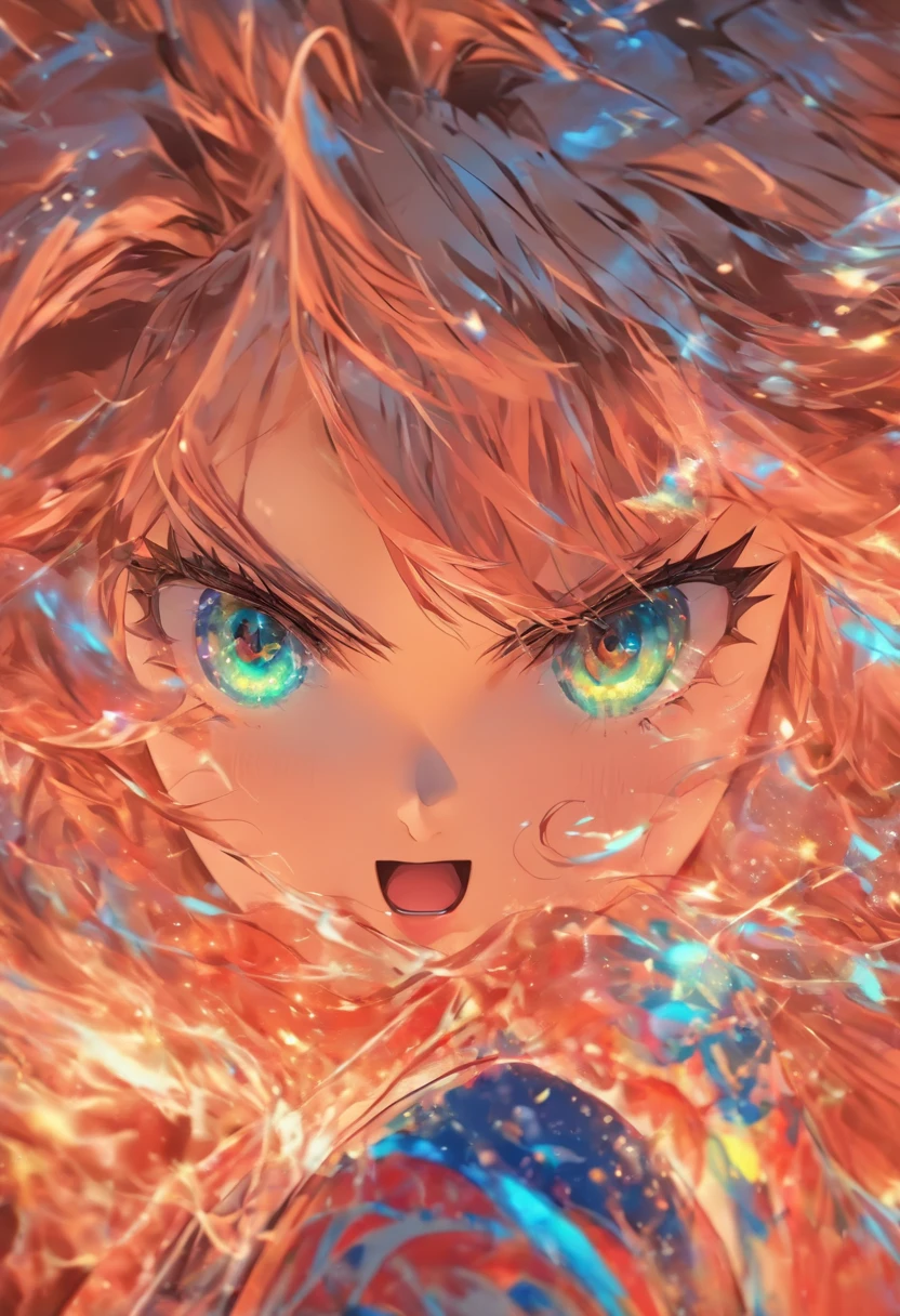 Top quality, Masterpiece, high resolution, 8K, Shirt and anime style girl, One girl, detailed line art, Digital enhancement, Close up, Anime core, Flowing fabric,rot,torogao,Various expressions,Free