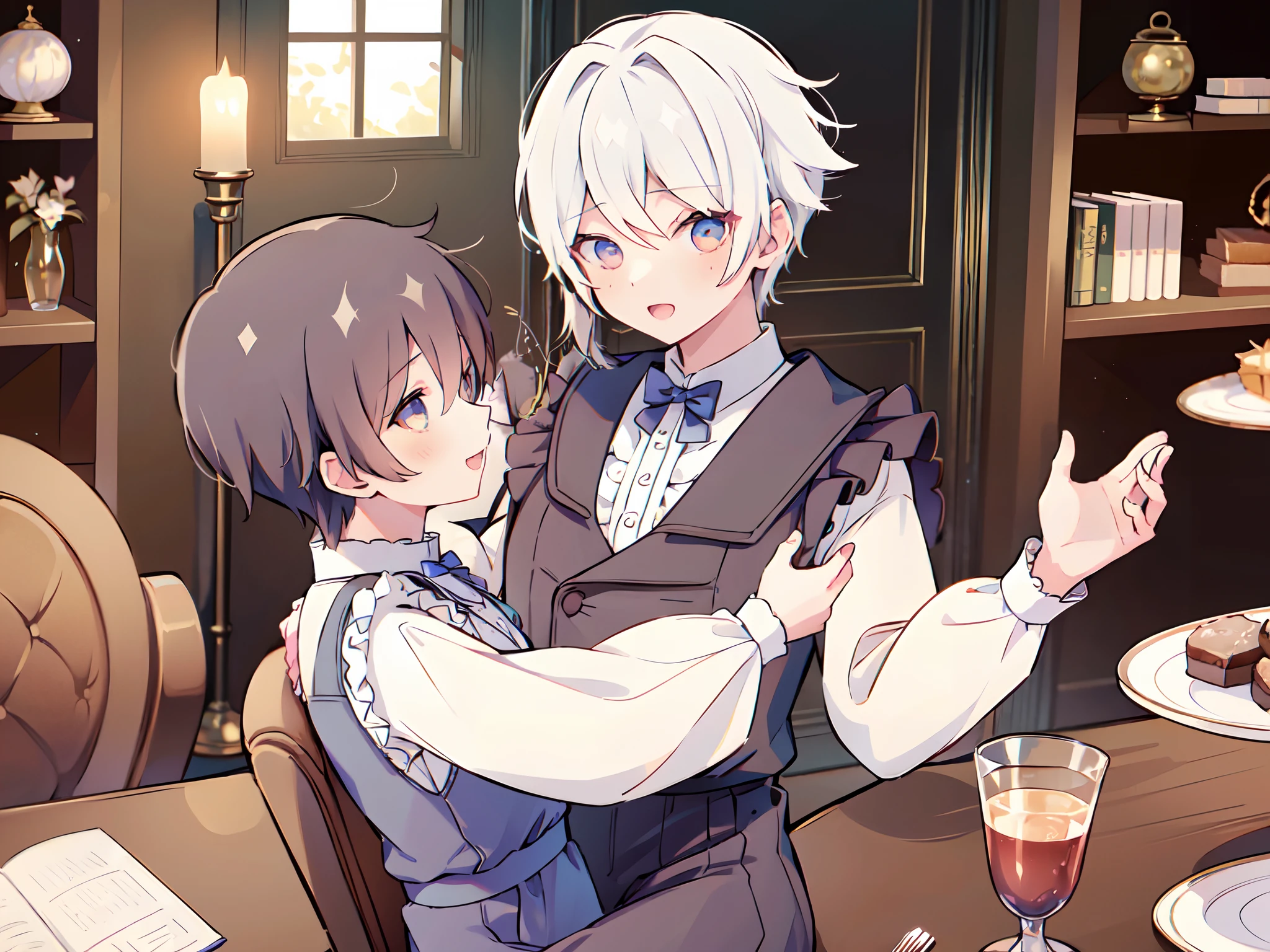 ((opened mouth)),smiling