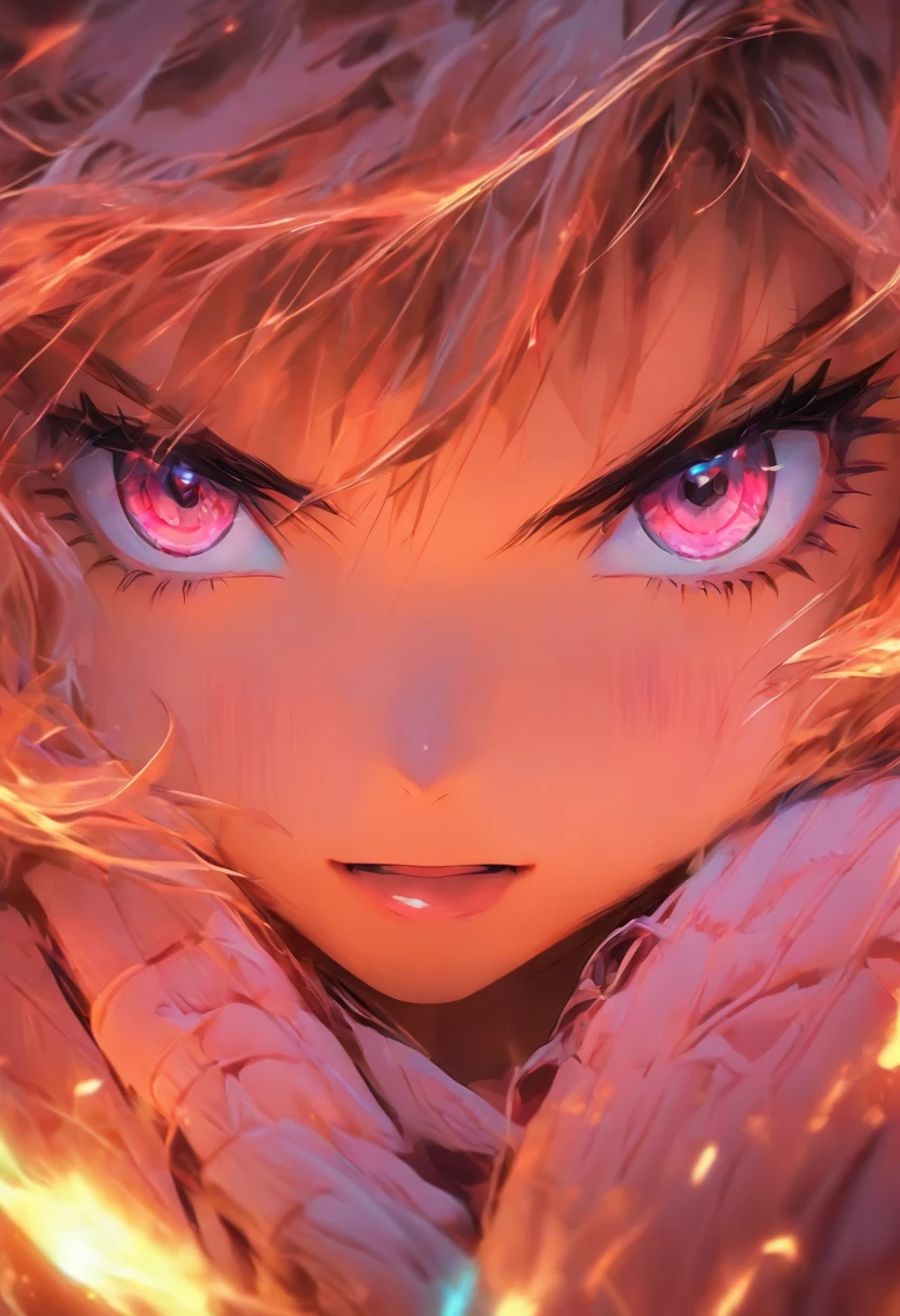 Top quality, Masterpiece, high resolution, 8K, Hoodie and anime style girl, One girl, detailed line art, Digital enhancement, Close up, Anime core, Flowing fabric,rot,torogao,Various expressions,The expression of wide eyes