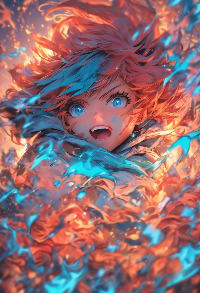 Top quality, Masterpiece, high resolution, 8K, Hoodie and anime style girl, One girl, detailed line art,  Digital enhancement, Close up, Anime core, Flowing fabric，rot，torogao，Various expressions，Tears