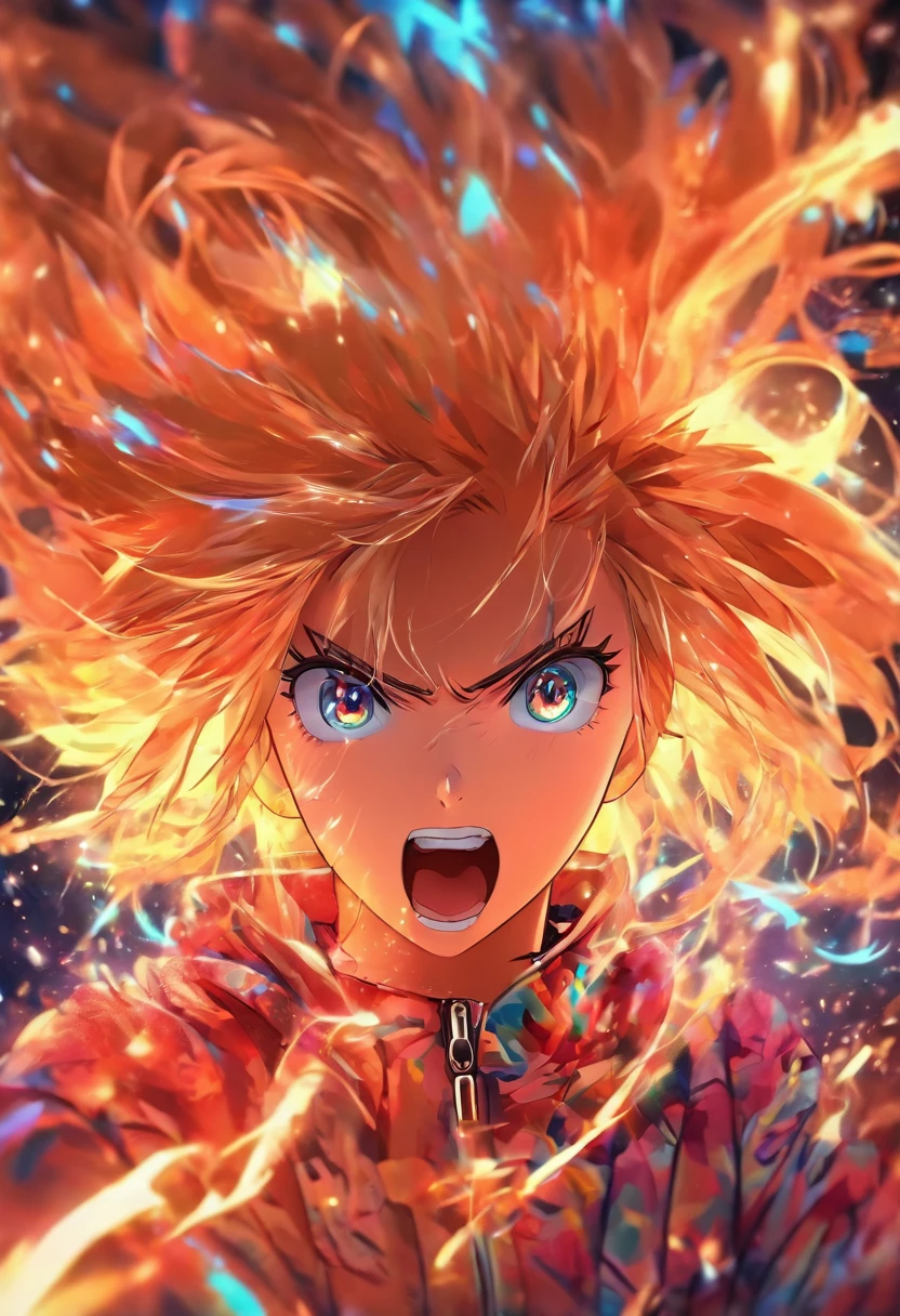 Top quality, Masterpiece, high resolution, 8K, Hoodie and anime style girl, One girl, detailed line art, Digital enhancement, Close up, Anime core, Flowing fabric,rot,torogao,Various expressions,opens his eyes wide,Unbelievable expression