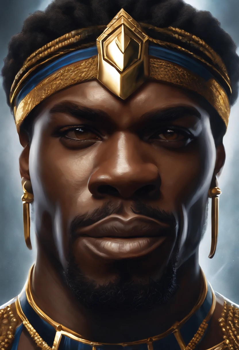 everaldocruz homen negro muito musculoso cabelo rasta fary com herois da marvel guerreiro capoeirista de corpo inteiro de frente Retro comicstyle artwork highly detalhes object. Como book chover.symmetrical.vibrant8k portrait of Ronnie coleman muscular, wearing a crown on his head, wakanda background, intricate, elegant, highly detailed, majestic, digital photography, art by artgerm and ruan jia and greg rutkowski, black eyes, (detailed eyes) broken glass (masterpiece, side lighting, beautiful finely detailed eyes: 1.2 ), hdr,
