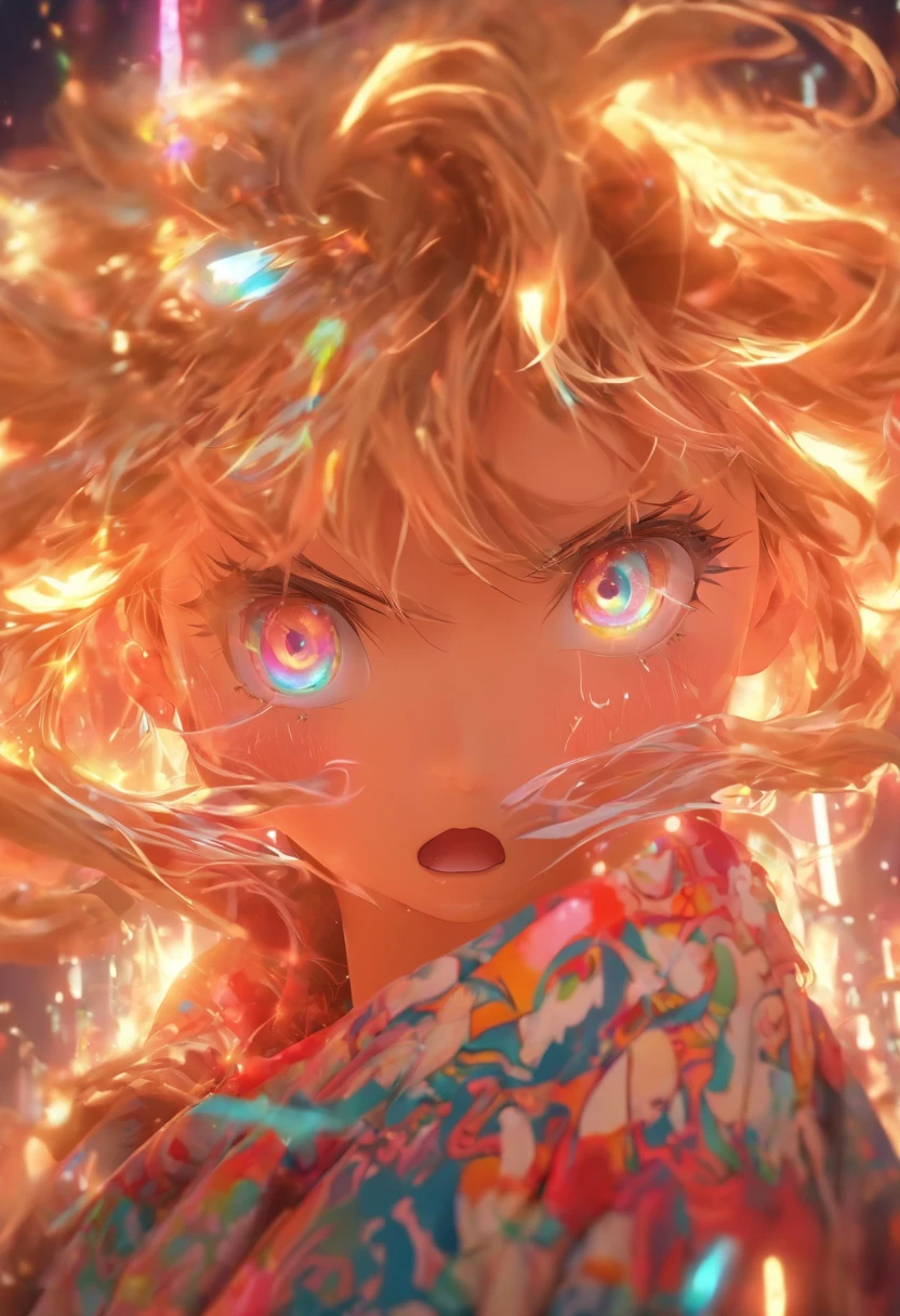 Top quality, Masterpiece, high resolution, 8K, Hoodie and anime style girl, One girl, detailed line art, Digital enhancement, Close up, Anime core, Flowing fabric,rot,torogao,Various expressions,Tears