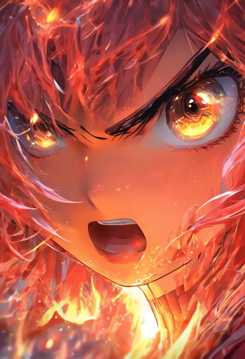 Top quality, Masterpiece, high resolution, 8K, Hoodie and anime style girl, One girl, detailed line art, Digital enhancement, Close up, Anime core, Flowing fabric,rot,torogao,Various expressions,opens his eyes wide,Unbelievable expression