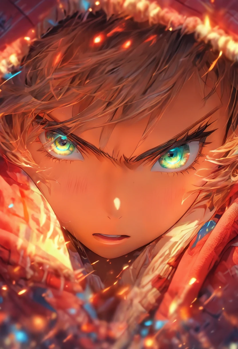 Top quality, Masterpiece, high resolution, 8K, Hoodie and anime style girl, One girl, detailed line art,  Digital enhancement, Close up, Anime core, Flowing fabric，rot，torogao，Various expressions，opens his eyes wide，Unbelievable expression