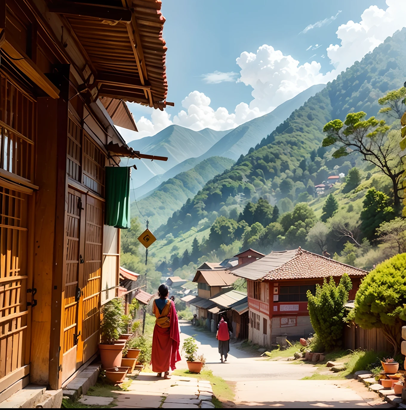 Highlight the exquisite details of Bageshwar's handicrafts and artisanal traditions. Bring to life the artistry of this Himalayan region. --auto --s2